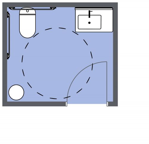Single User ADA Bathroom