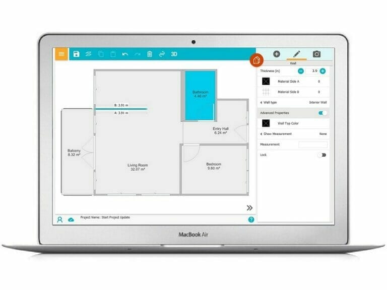 roomsketcher software on macbook air